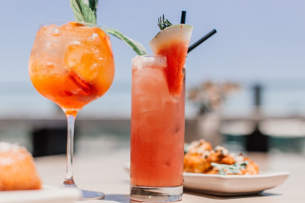 Cocktails face à la mer