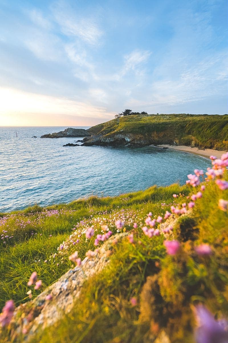 Crique et plage de la Côte de Penthièvre